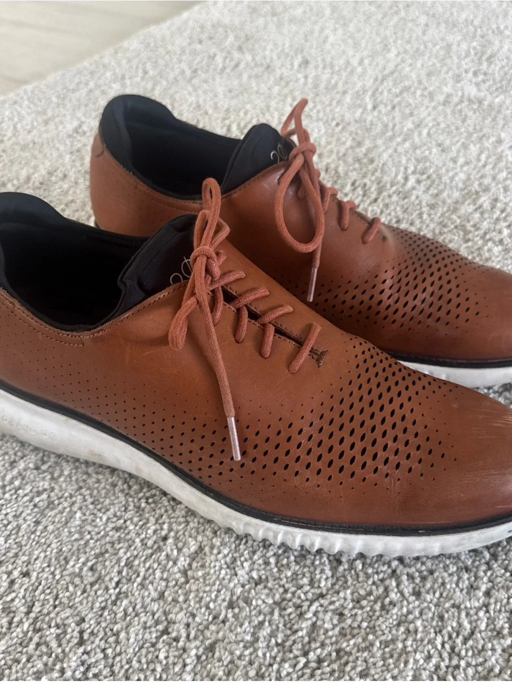 Cole Haan ZeroGrand Brown Leather Oxford Dress Shoes Men’s US 11.5 M C27879